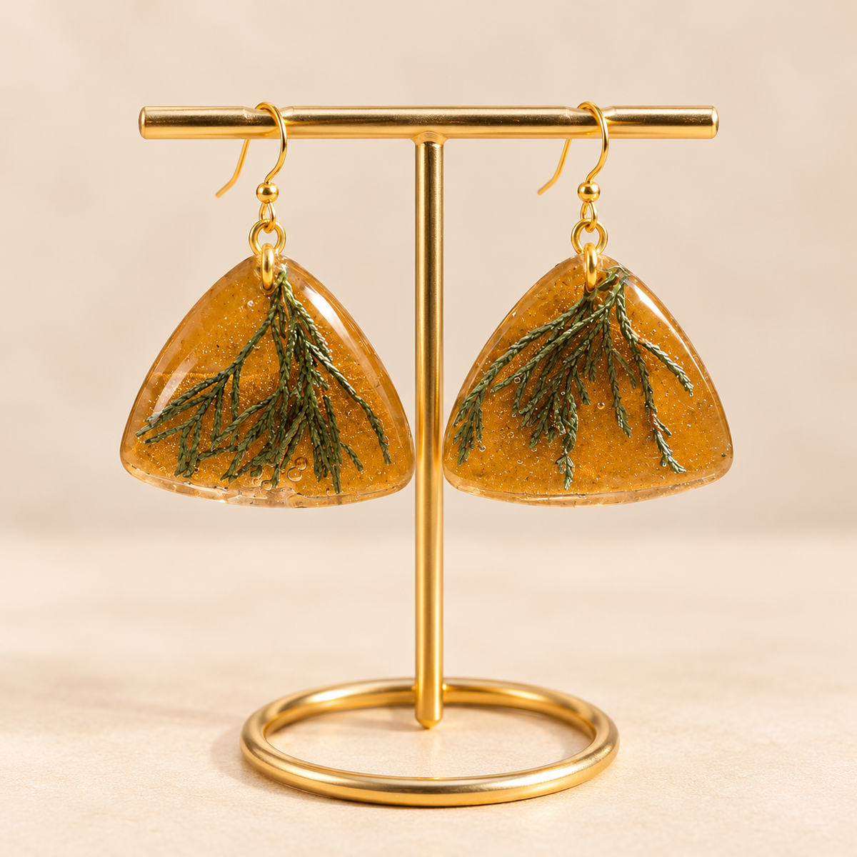 Christmas Special Edition – Handmade Evergreen Earrings