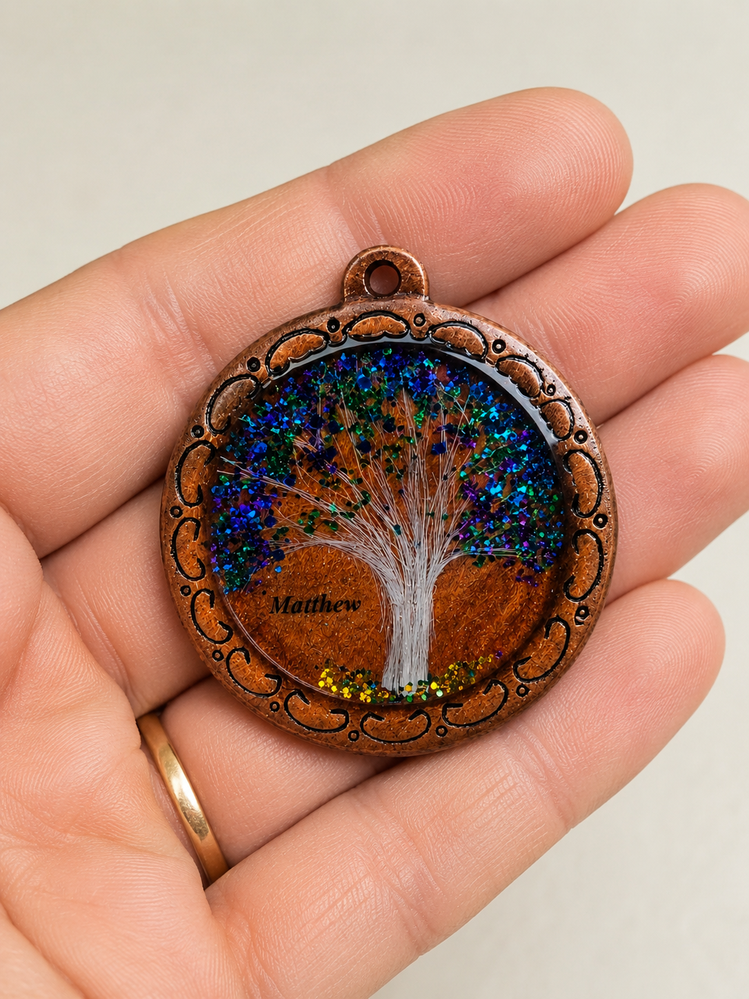 Personalized Hair Keepsake Pendant - Tree of Life