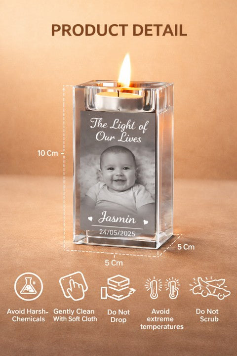 Personalised Photo Candle Holder