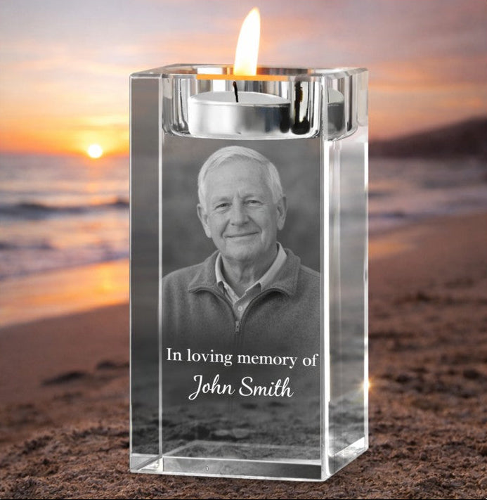 Personalised Photo Candle Holder