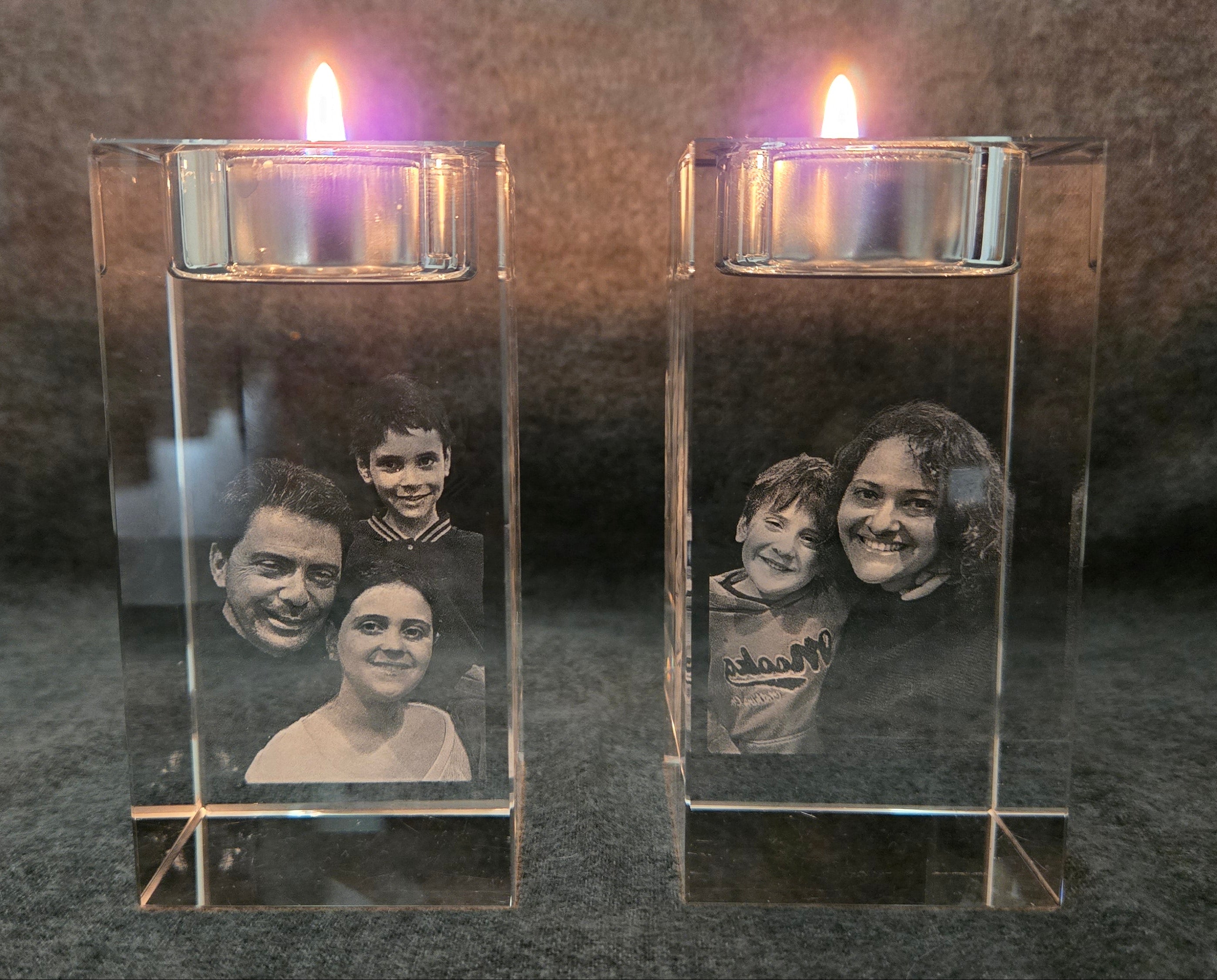 Personalised Photo Candle Holder