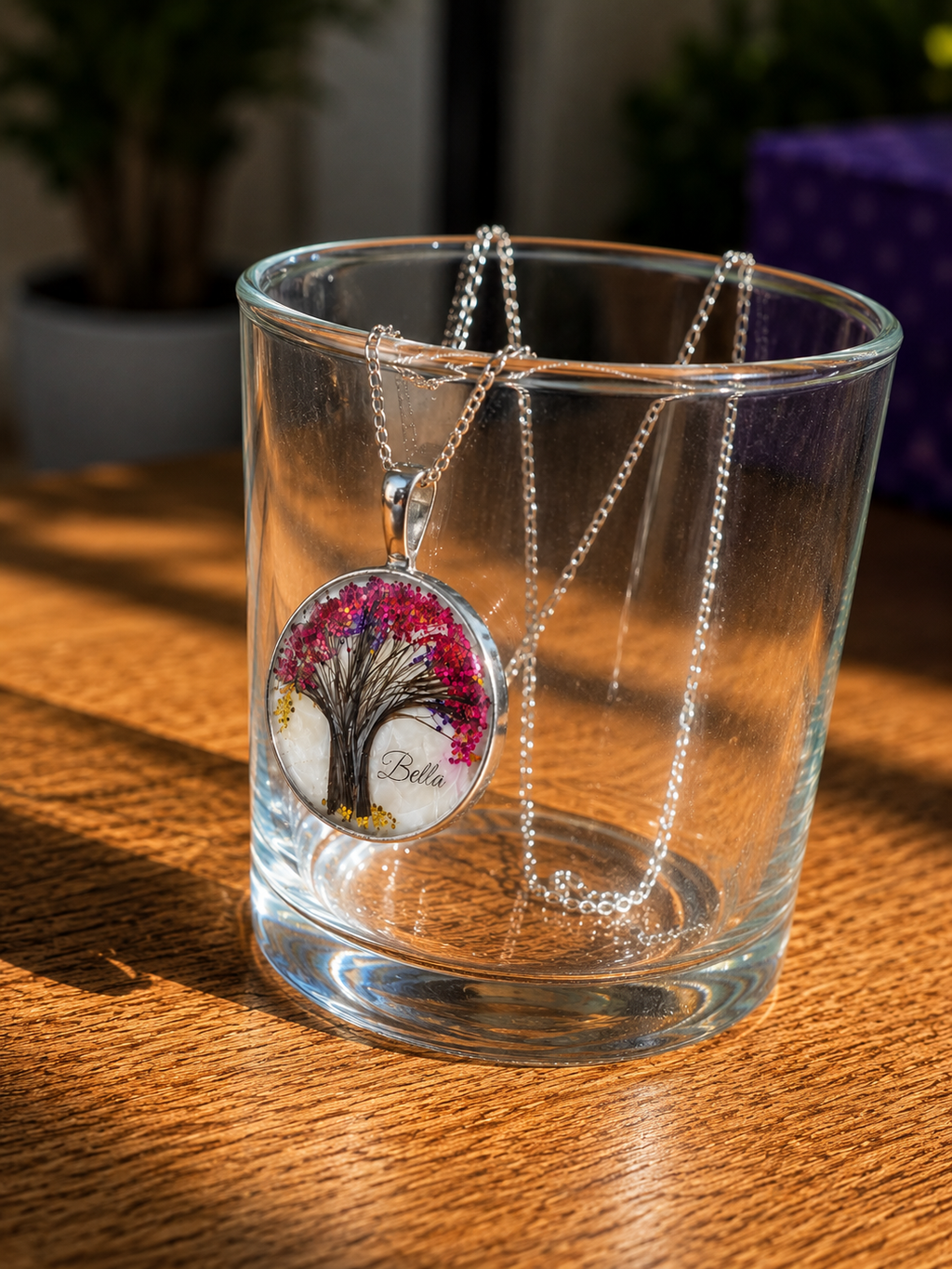 Personalized Hair Keepsake Pendant - Tree of Life