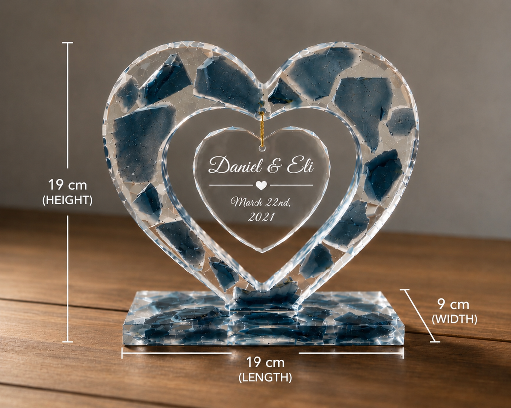 Personalized Chuppah Glass Keepsake