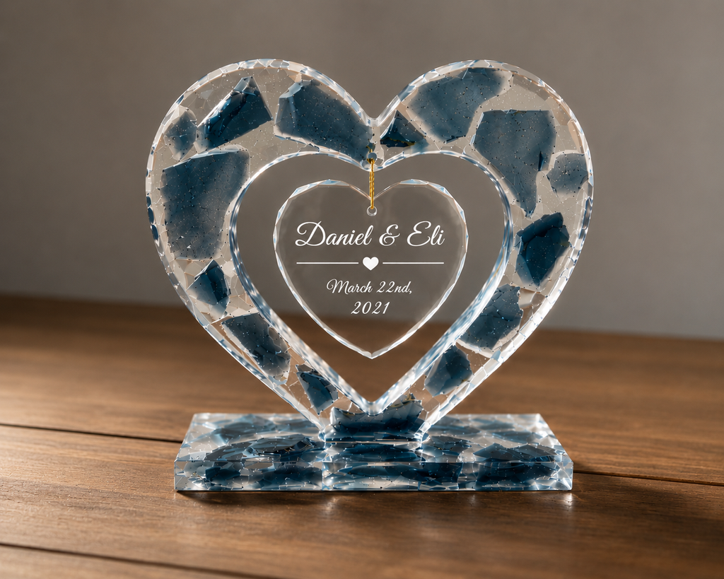 Personalized Chuppah Glass Keepsake