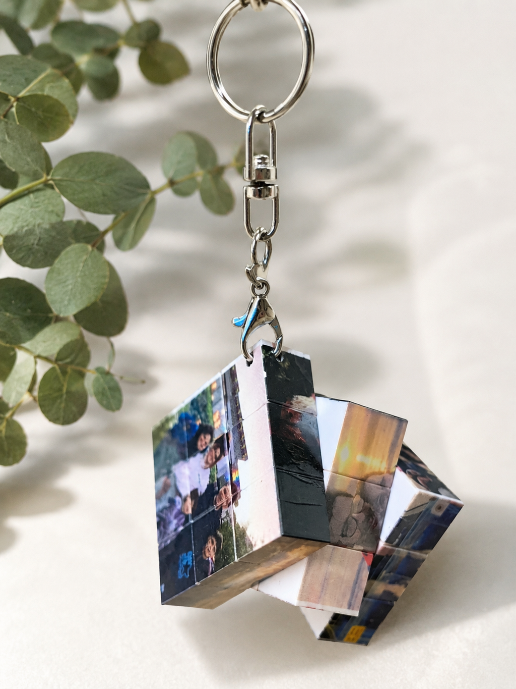 Personalised Photo Rubik’s Cube Key Ring