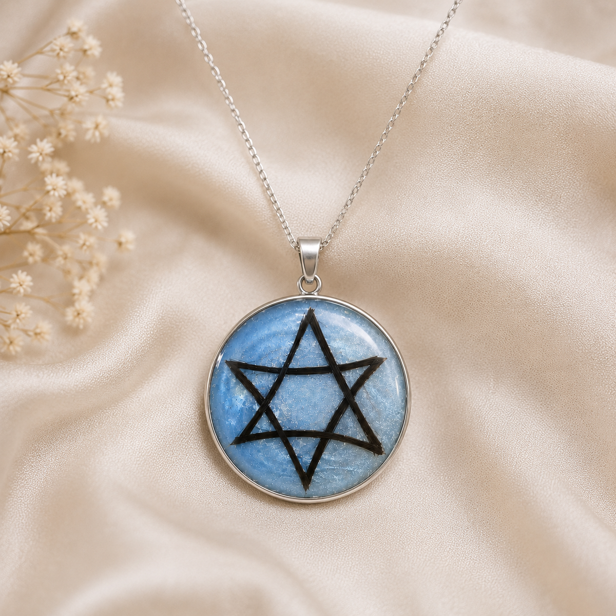 First Haircut Jewish Pendant & Earrings