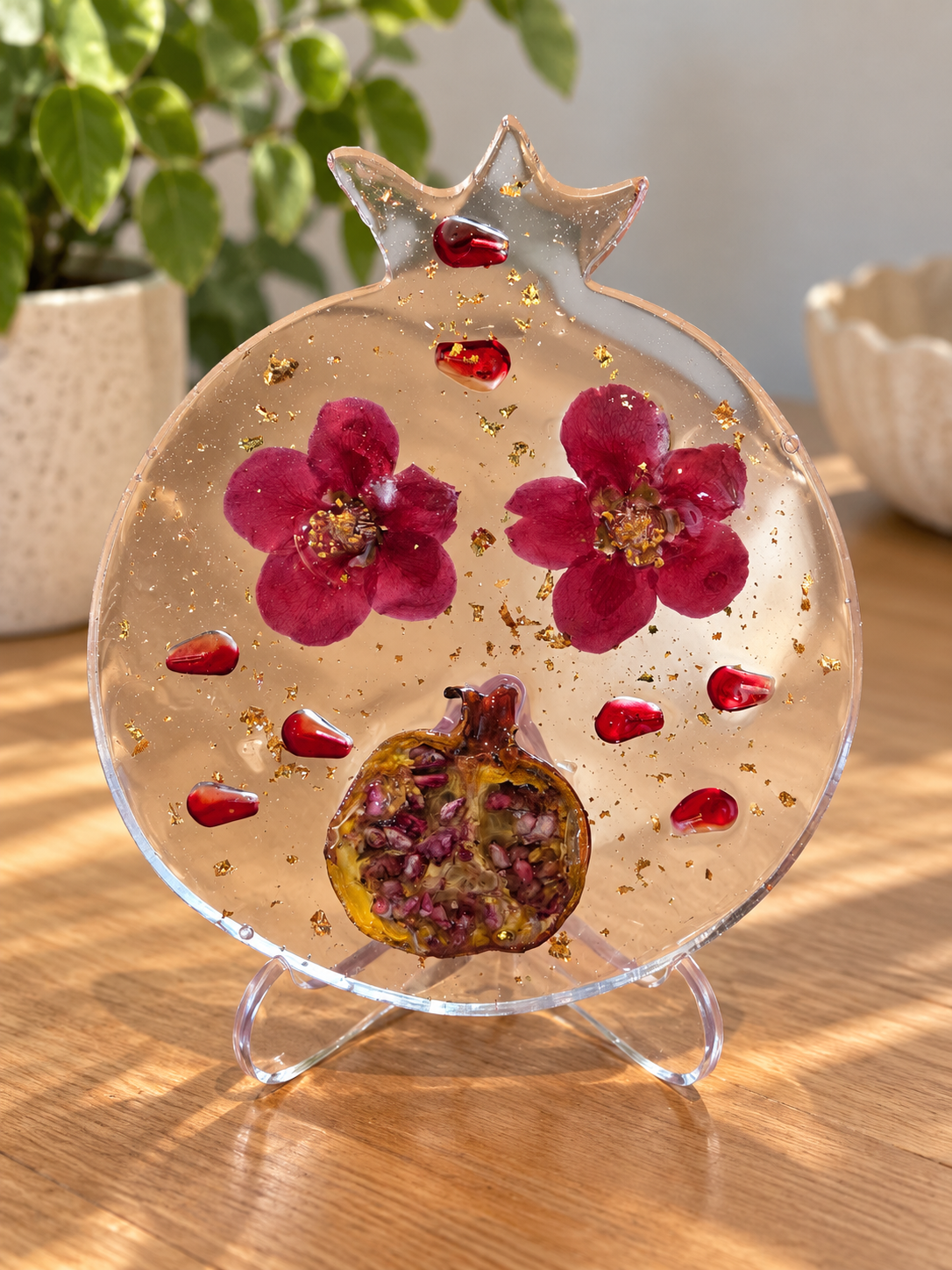 Pomegranate Candle Holder / Decorative Stand