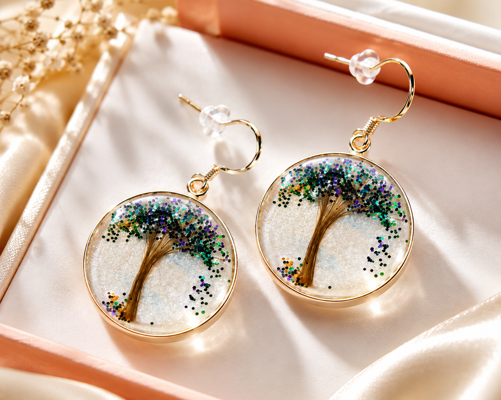 Personalised Hair Keepsake Earrings