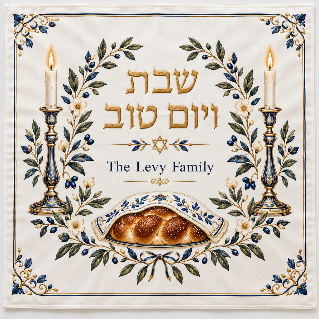 Personalised Challah Cover