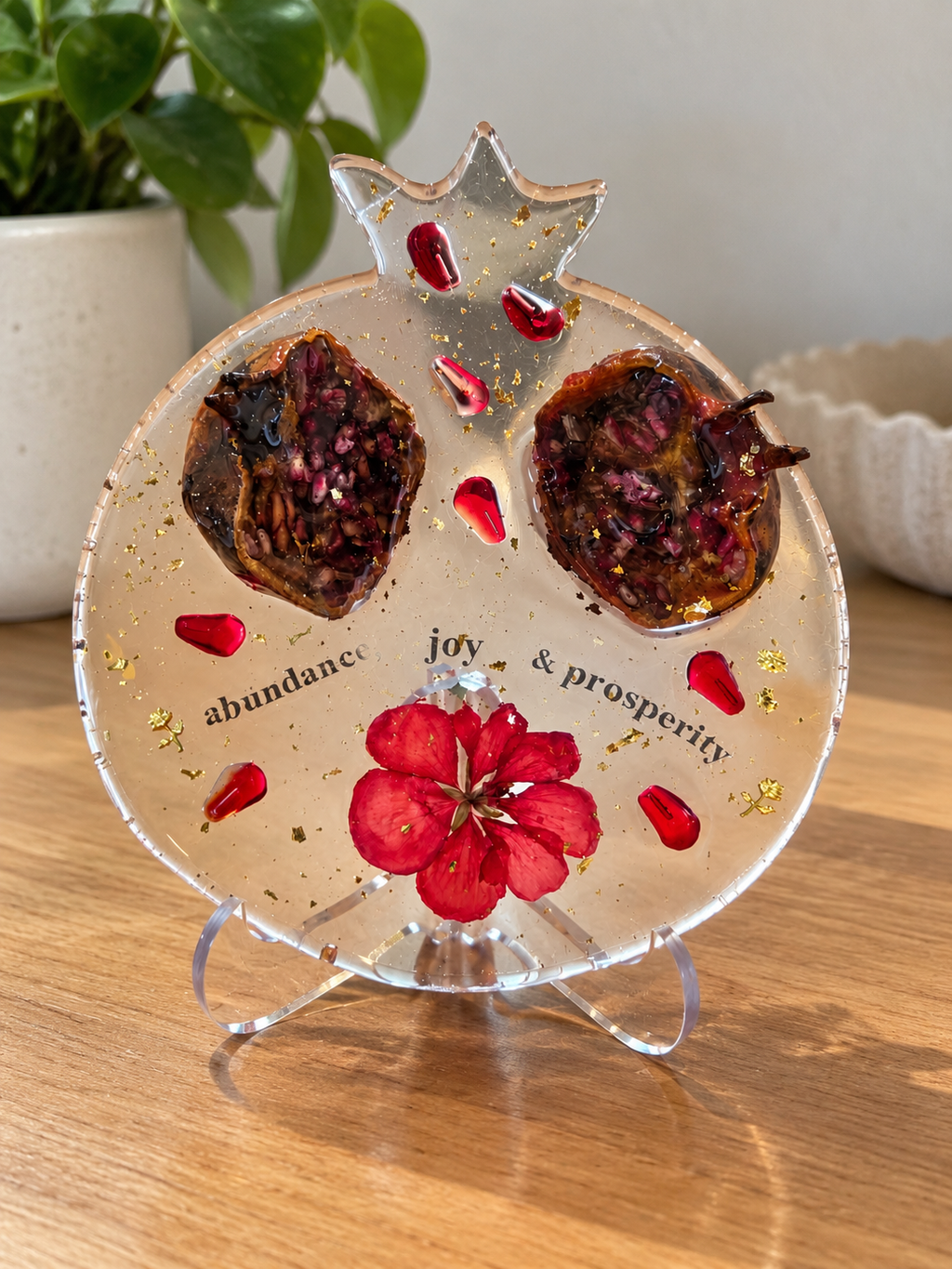 Pomegranate Candle Holder / Decorative Stand