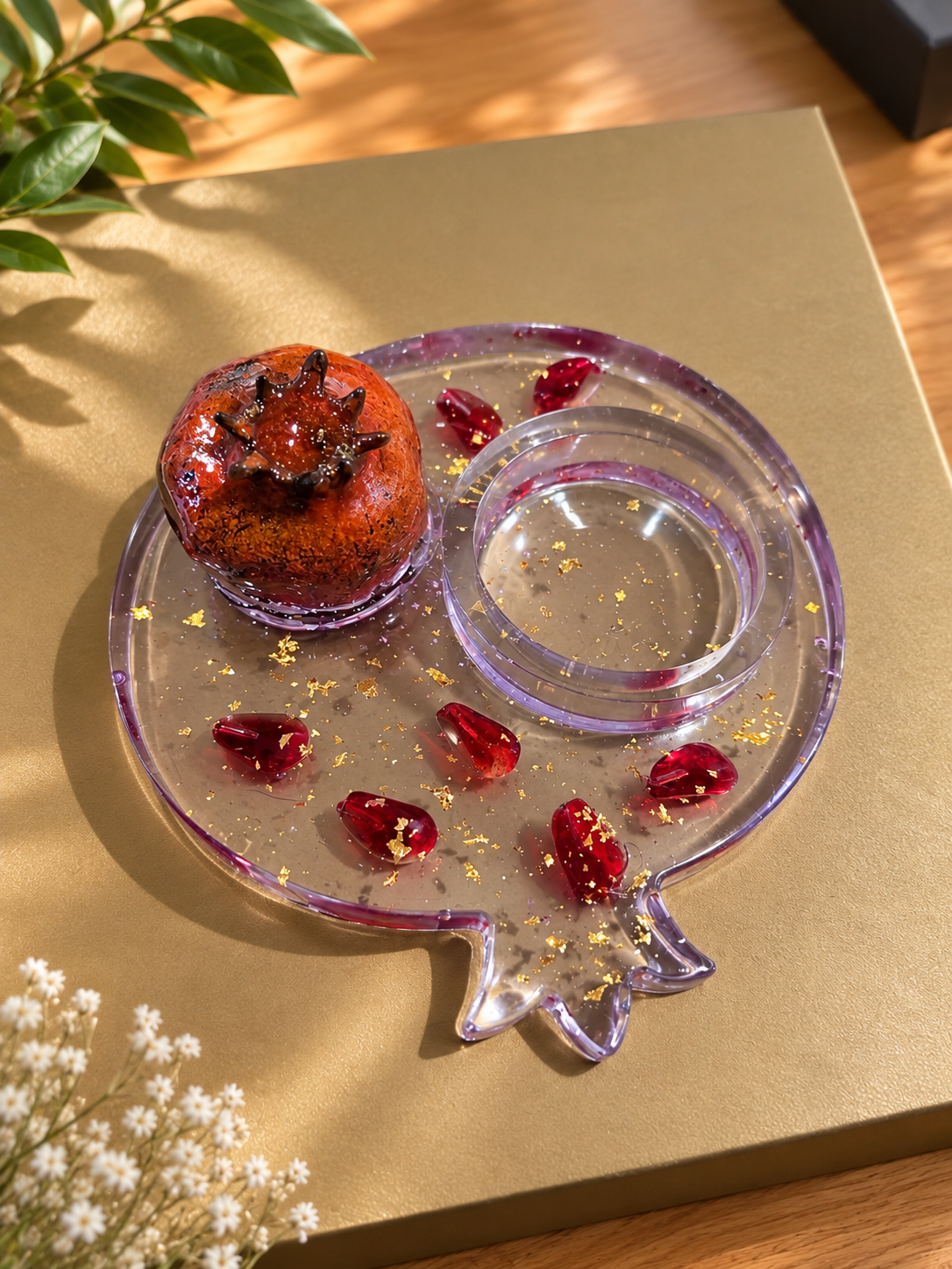 Pomegranate Candle Holder