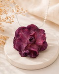 Rose Pendant & Matching Earrings