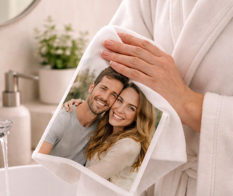 Personalised Photo Face Towel