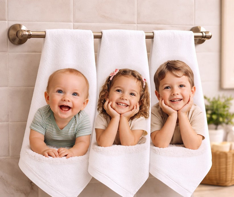 Personalised Photo Face Towel
