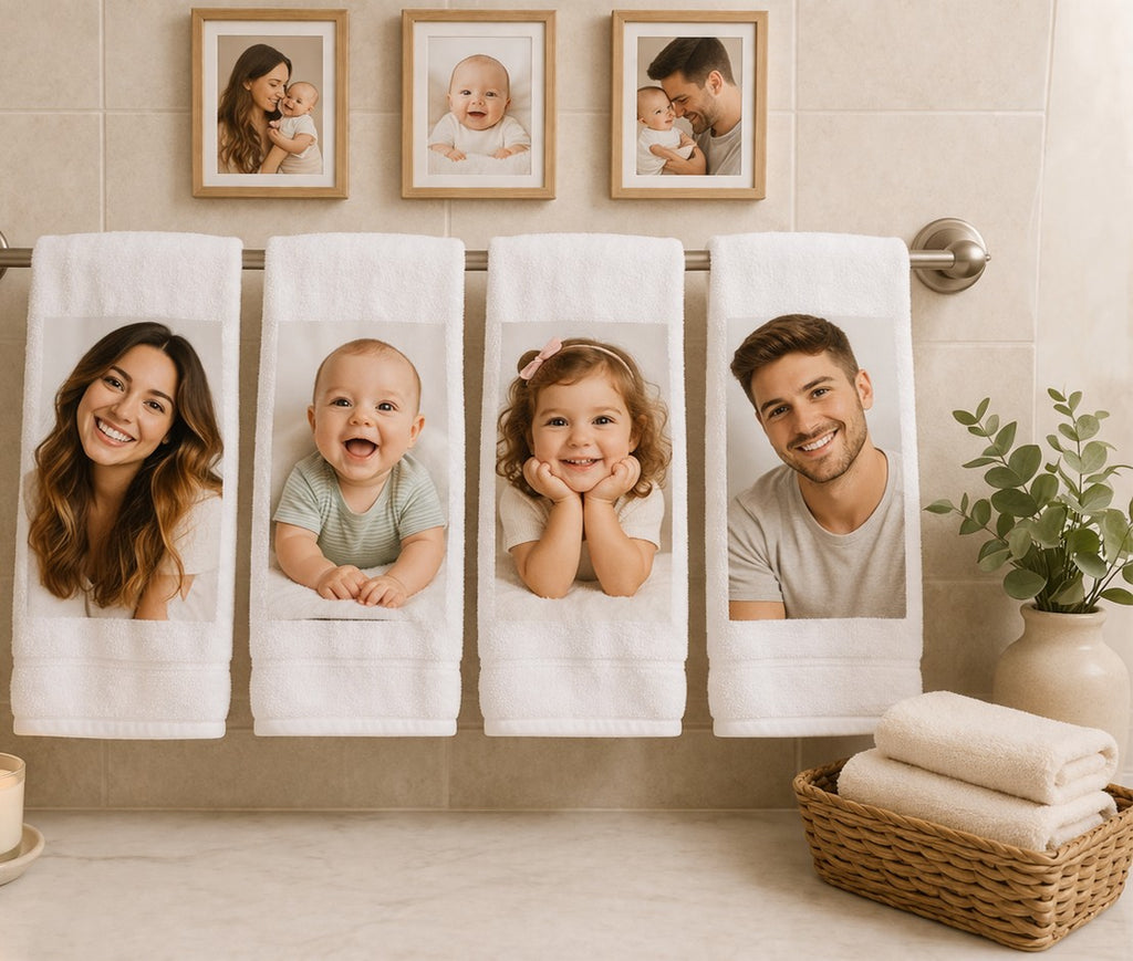Personalised Photo Face Towel